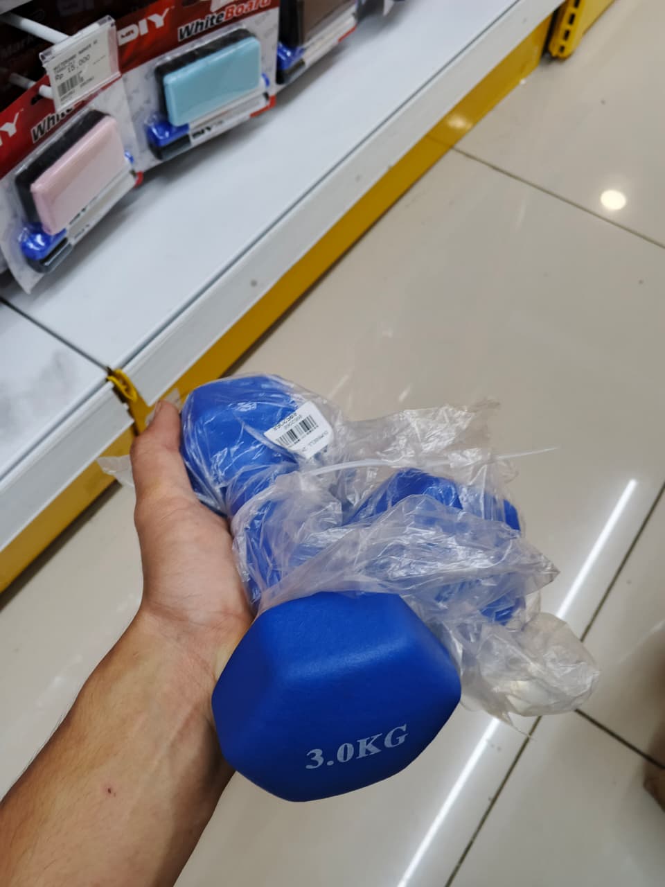 DUMBBELL 3KG 1PAIR